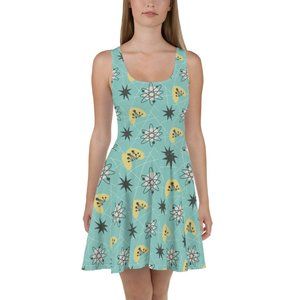 Plus Size Mid Century Atomic Pin Up Dress